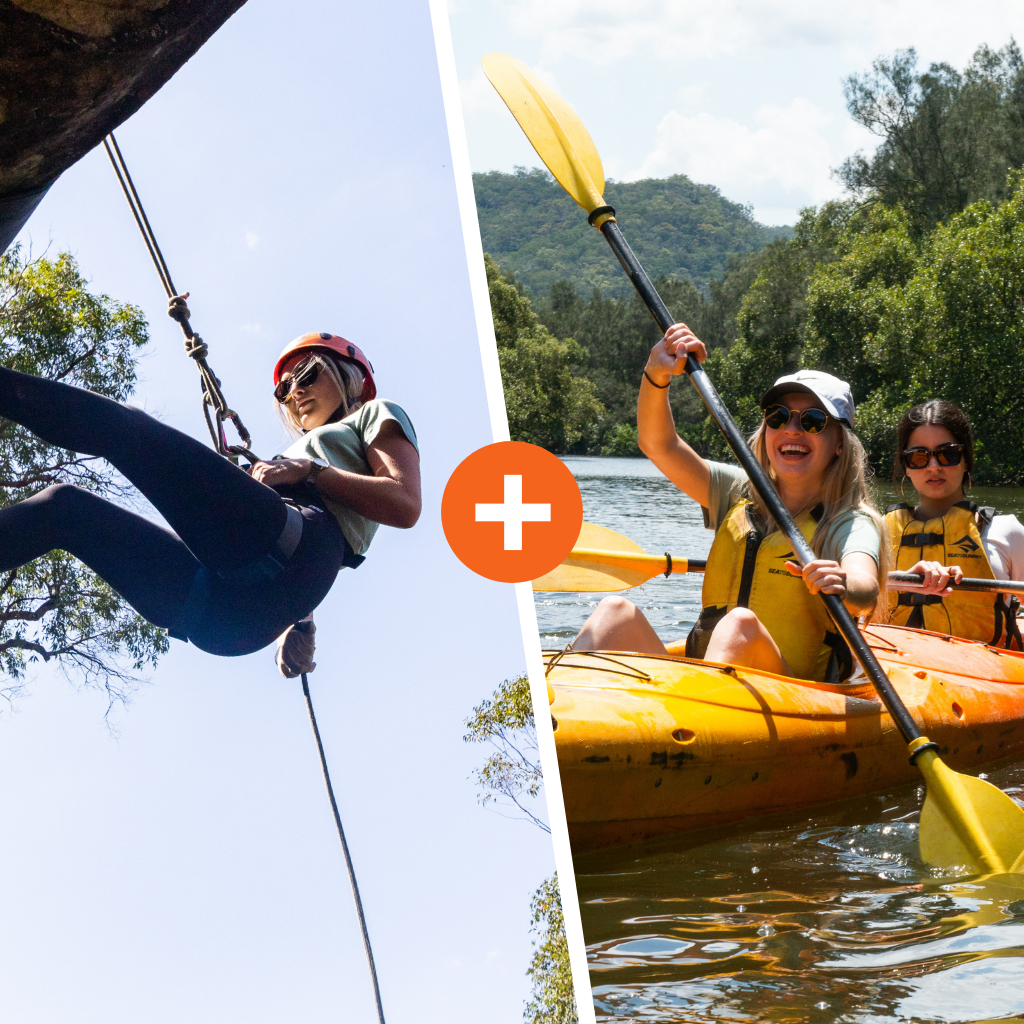 Abseiling & Kayaking Package Glenworth Valley Wilderness Adventures