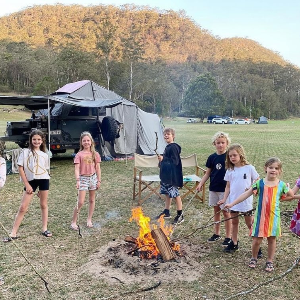 Simple Pleasures Glamping Co glamping tents at Glenworth Valley Campground