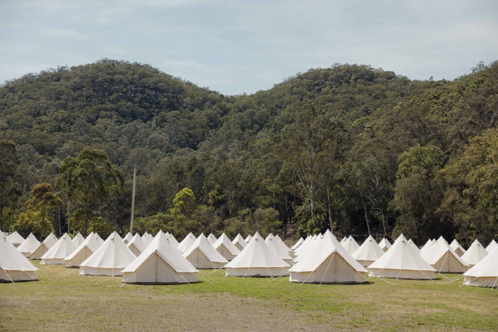 Glamping at glenworth valley marquee events