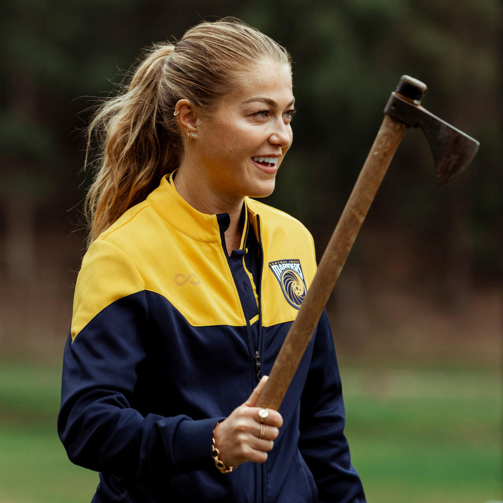 axe throwing at glenworth valley