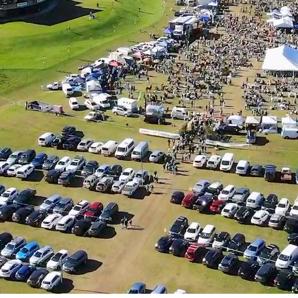 Film set location at Glenworth Valley parking management
