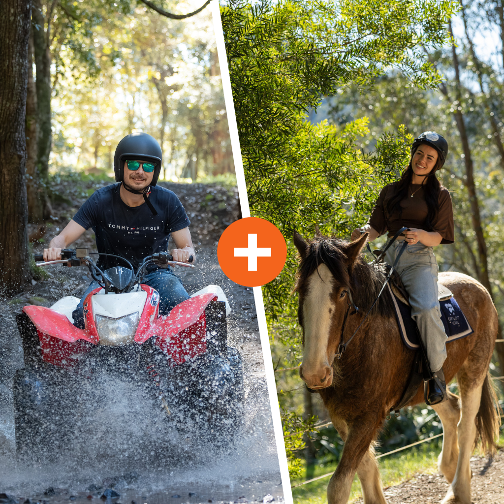 Quad biking and horse riding package Glenworth Valley Wilderness Adventures