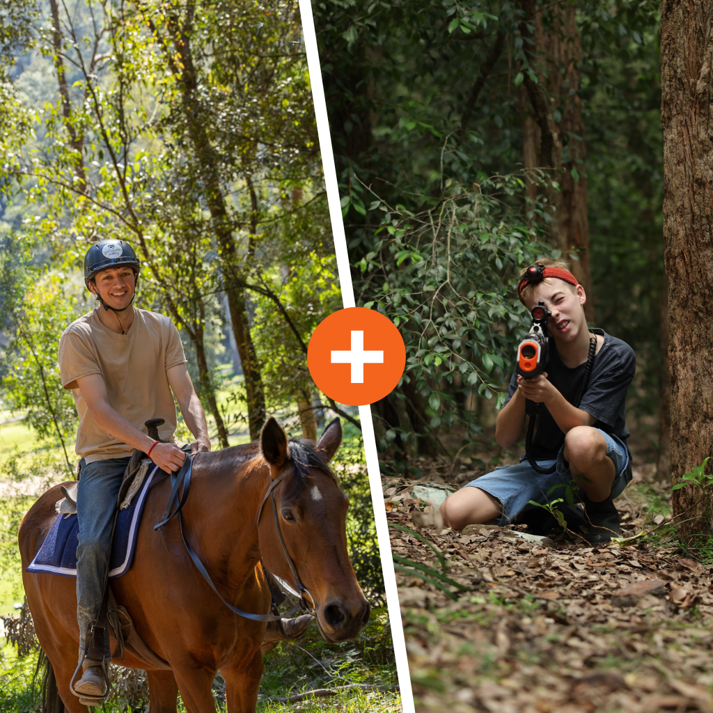 Horse Riding & Laser Skirmish Package Glenworth valley wilderness adventures