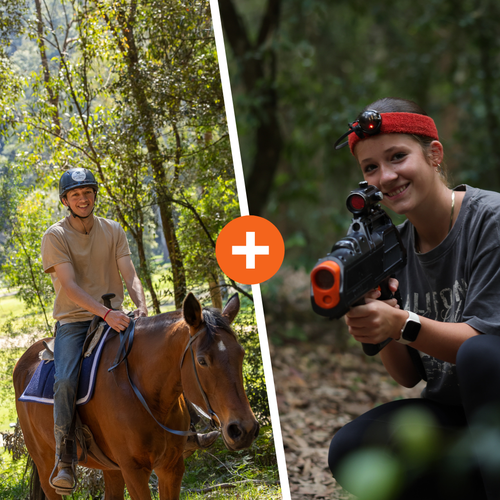 Horse Riding & Laser Skirmish Package Glenworth valley wilderness adventures
