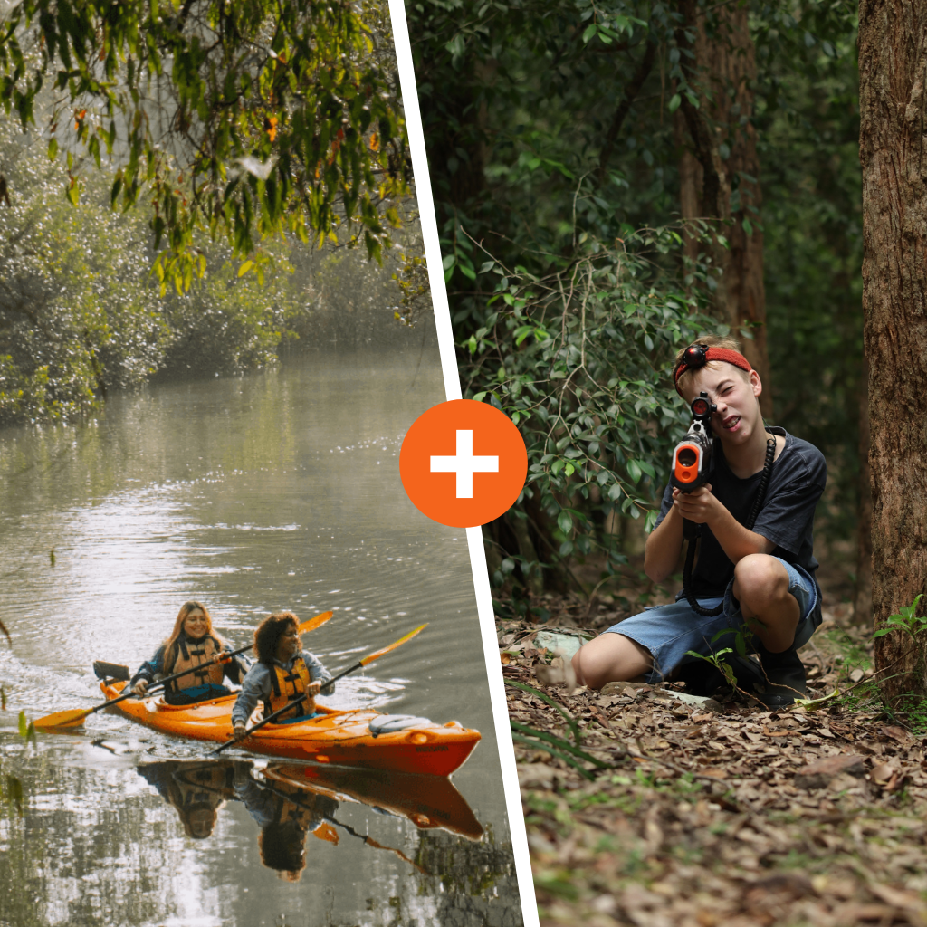Kayaking & Laser Skirmish Package Glenworth Valley Wilderness Adventures