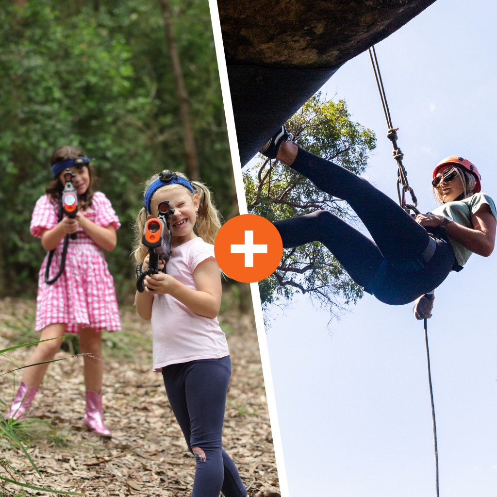 Laser Skirmish & Abseiling Package Glenworth Valley Wilderness Adventures