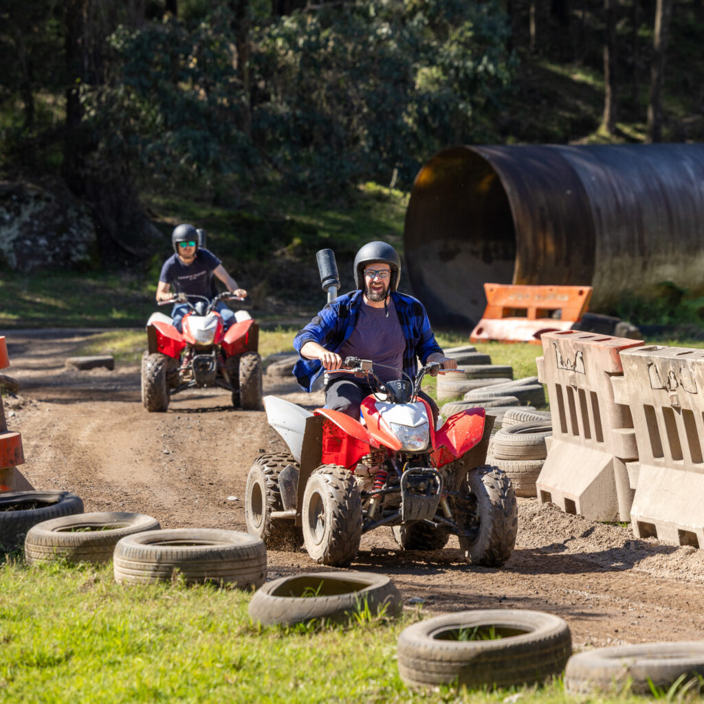 Quad Biking near Sydney. Quad Biking Glenworth Valley Wilderness Adventures