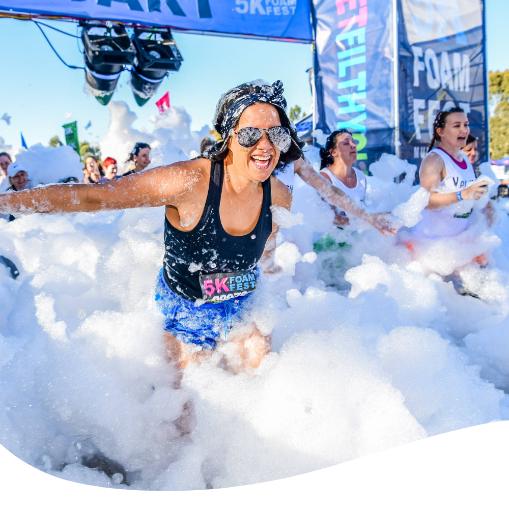 whats on at glenworth valley 5k Foam Fest